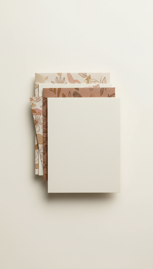 Textured Letter Kit With Illustrated Envelopes